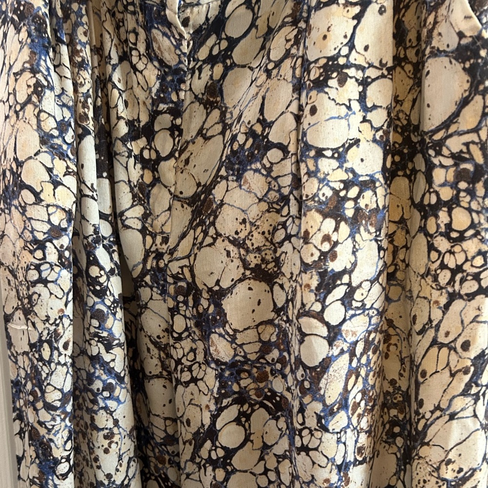 Abstract Patterned Wide-Leg Pants - Picture 2 of 2